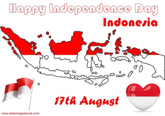Independence Day Indonesia 2023 17th August! We wish all our friends from Indonesia a Happy Independence Day