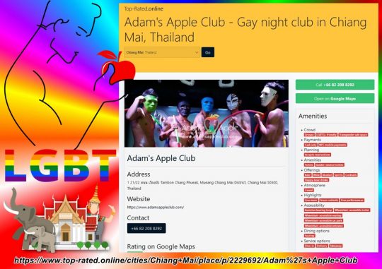 Top-Rated Online - Please check out our newly designed profile from Adams Apple Club in Chiang Mai on Top-Rated Online page: