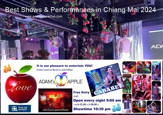 Best Shows and Performances in Chiang Mai 2024 Gay Nightclub all people from anywhere in the world are very welcome.