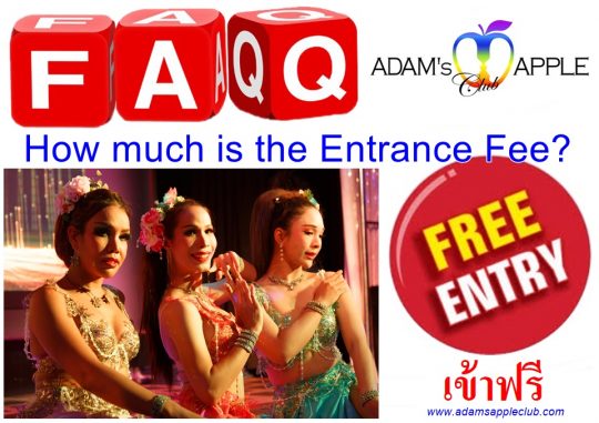 Free Entry Gay Bar Adams Apple Club Chiang Mai Admission is of course free, you will be served cool drinks in a very pleasant atmosphere