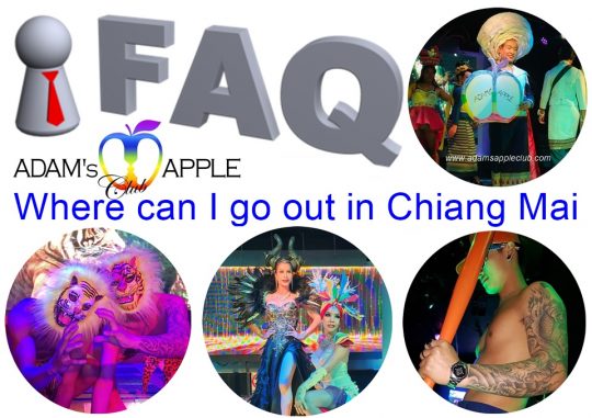 Go out in Chiang Mai Adams Apple Club Thailand. The city offers a wide variety of options for where to go out.