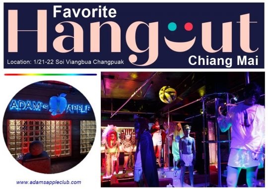 Favorite Chiang Mai Hangout Adams Apple Nightclub. Definitely a place where you will spend a great evening in Chiang Mai